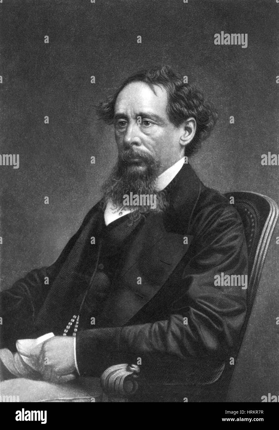 Charles Dickens, auteur anglais Banque D'Images