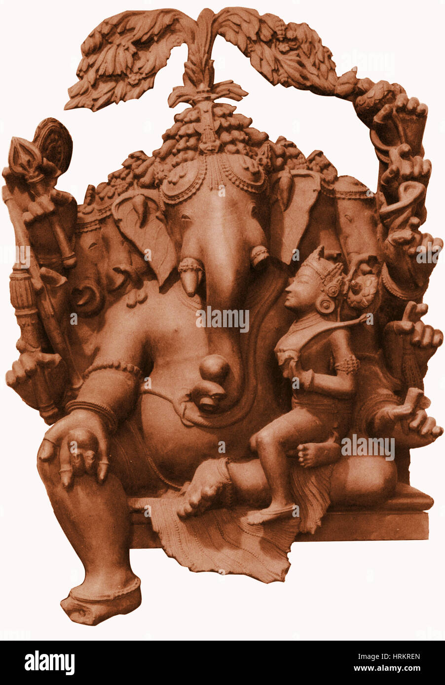 Ganesha, le dieu Hindou Banque D'Images