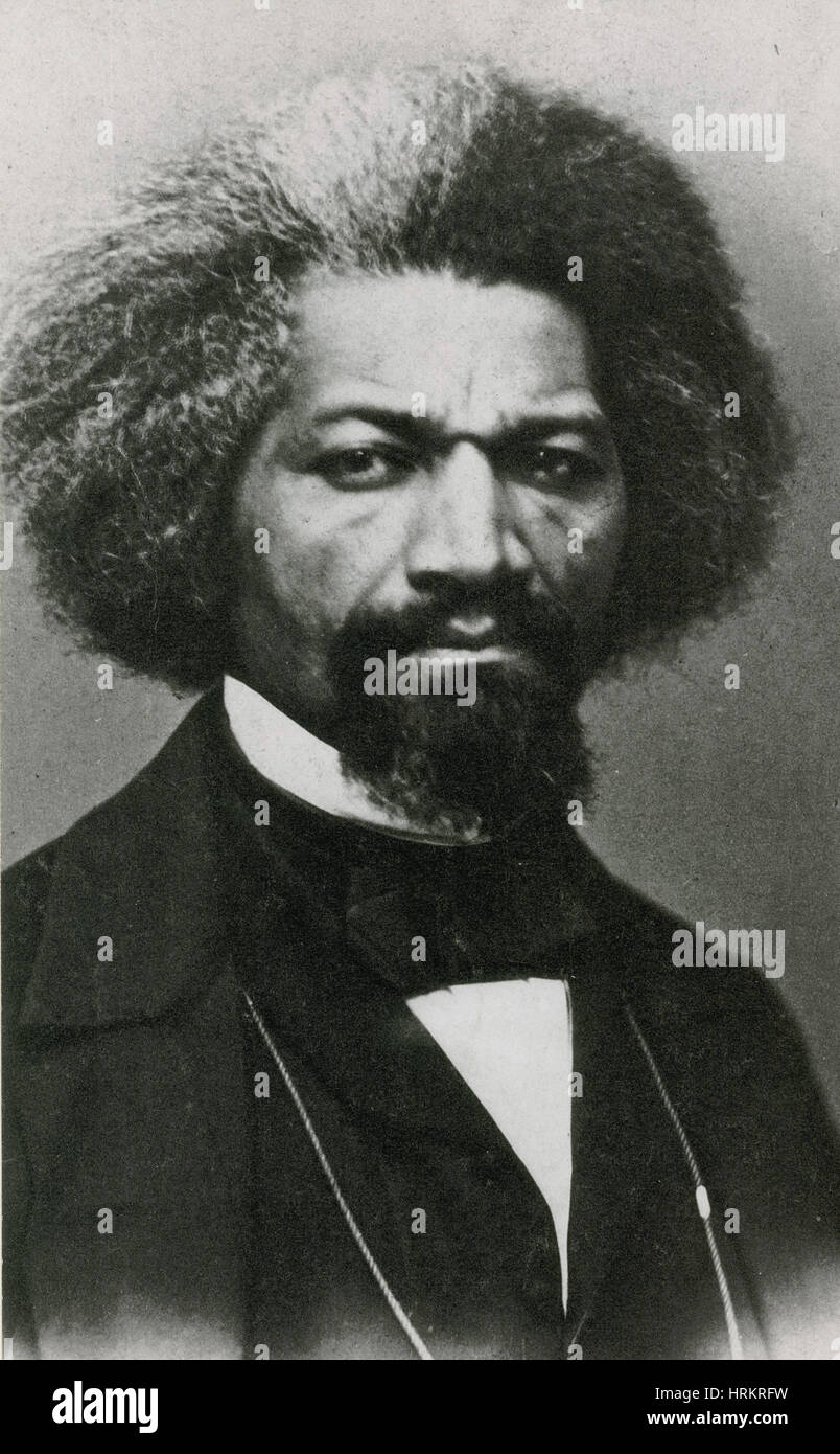 Frederick Douglass, abolitionniste américaine Banque D'Images