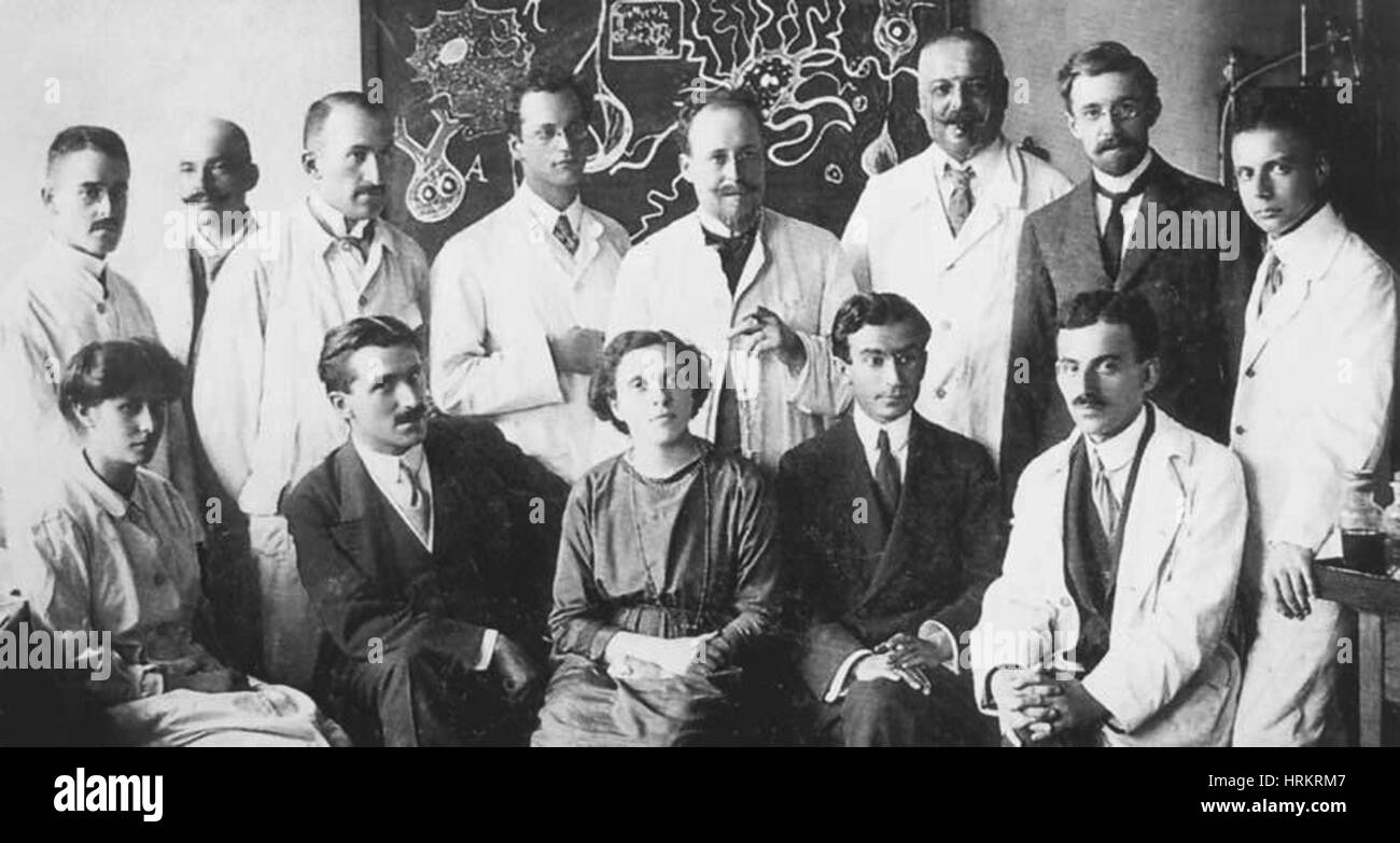 Alois Alzheimer et ses collègues Banque D'Images