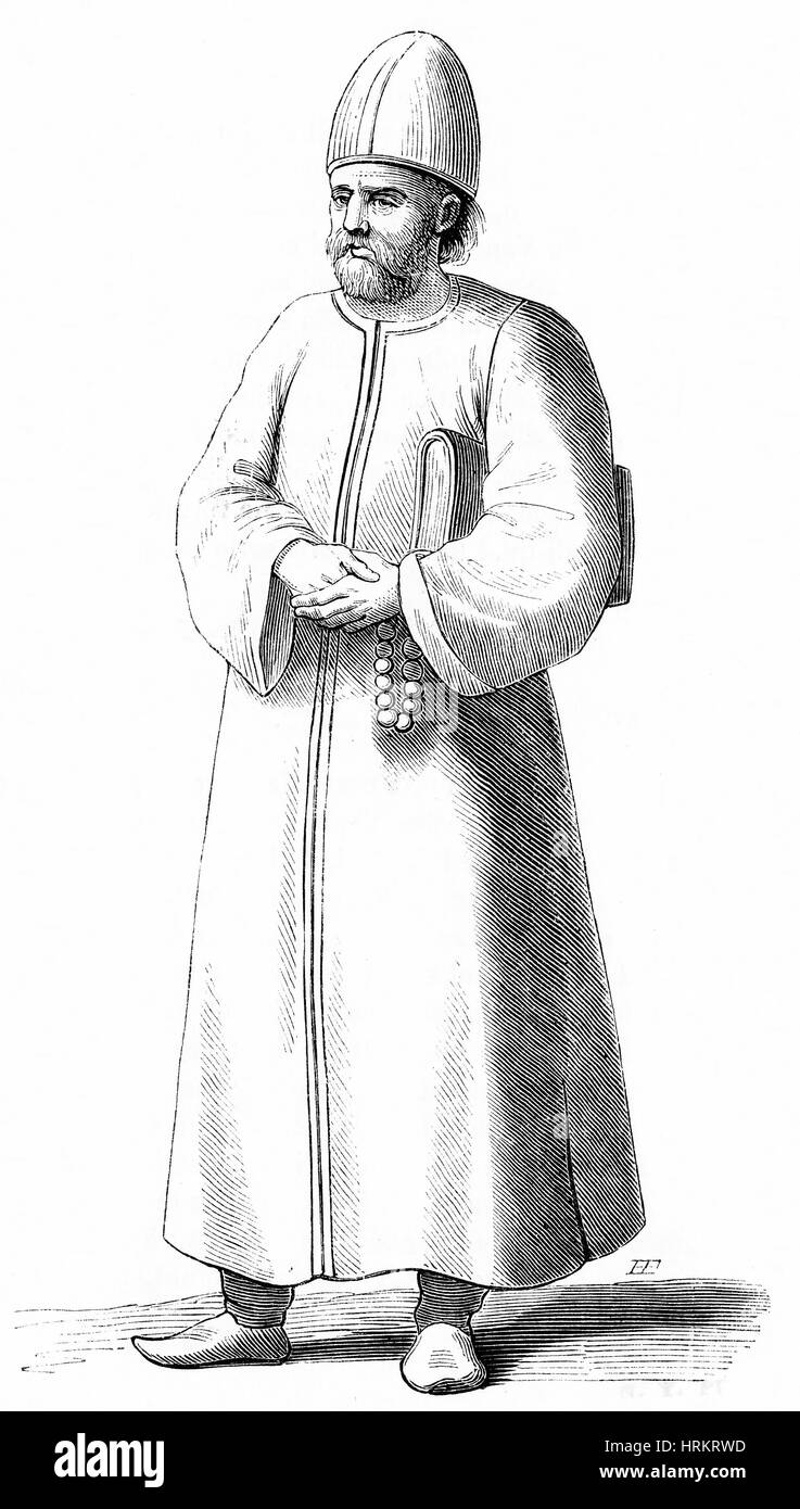 L'Imam turc du 17e siècle Banque D'Images