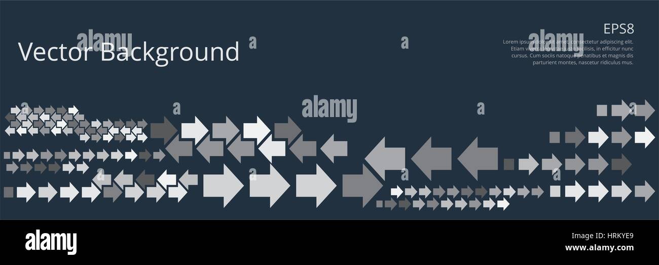 Arrière-plan avec flèches Gauche et Droite Illustration de Vecteur