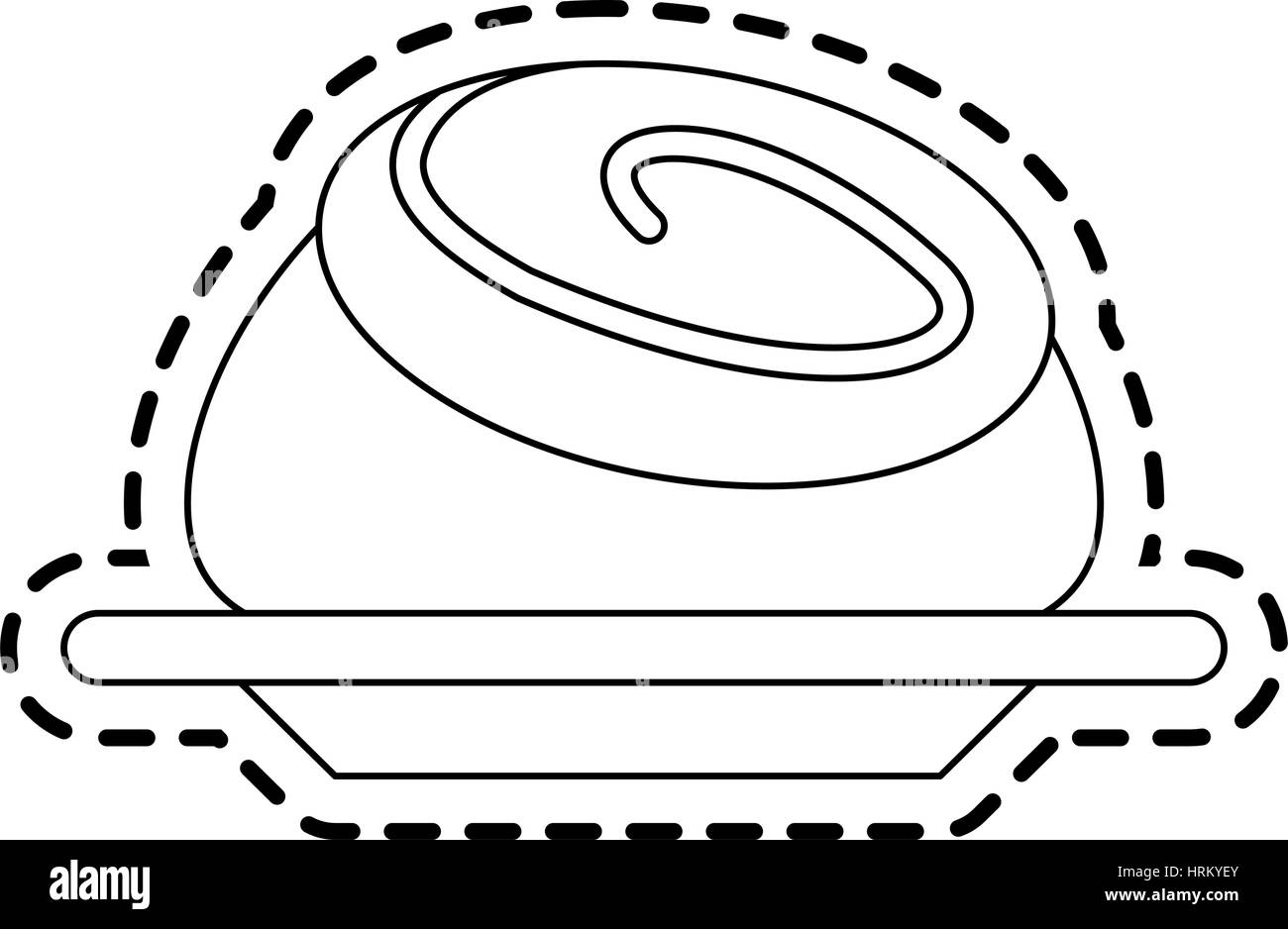 Droit de pâtisserie Illustration de Vecteur