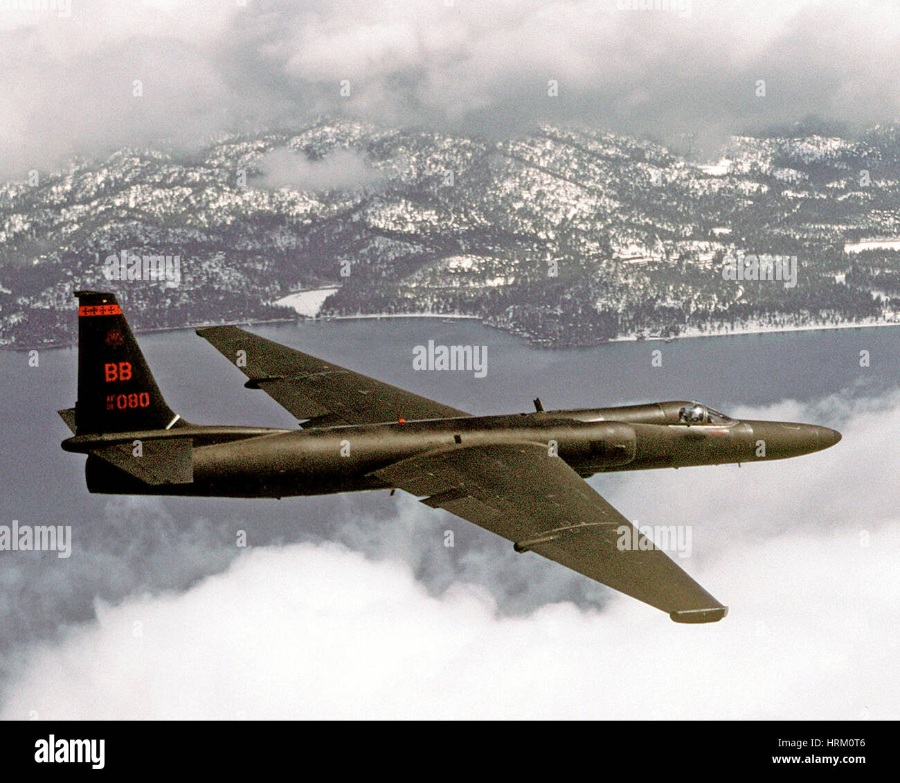 Avion de reconnaissance Lockheed U-2. Photo : USAAF Banque D'Images