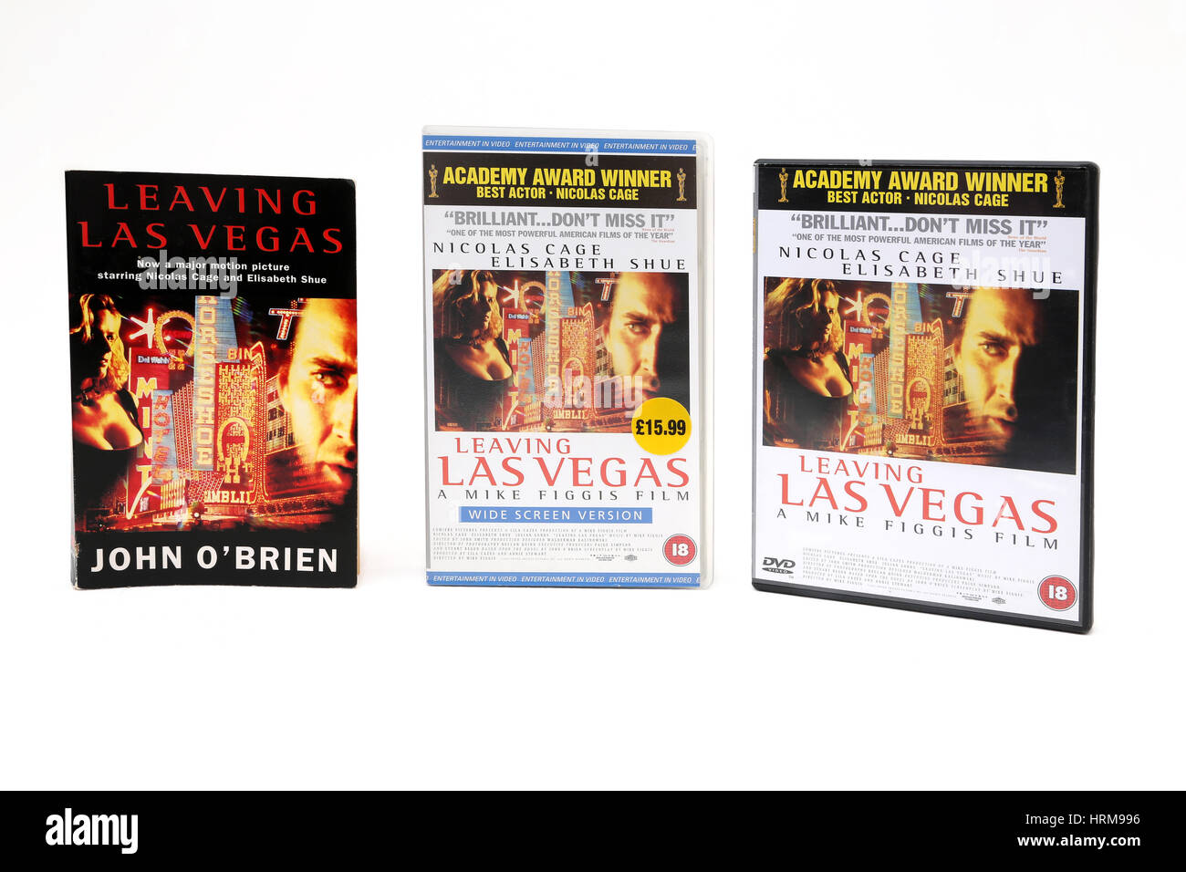 Quitter Las Vegas par John O'Brien livre, vidéo et DVD Banque D'Images