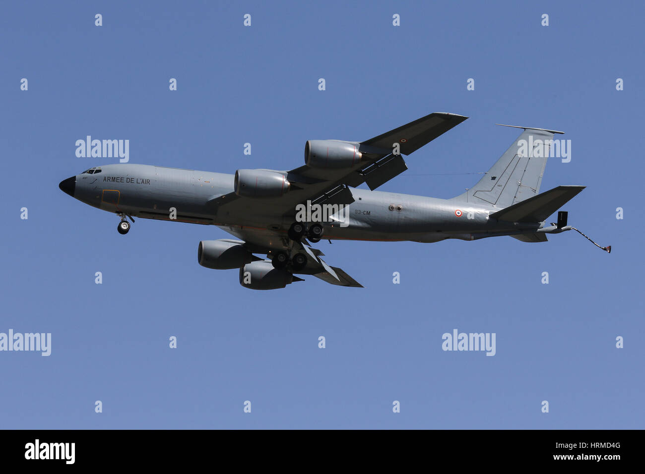 Armée de l'air Boeing KC-135FR - RAF Mildenhall Banque D'Images