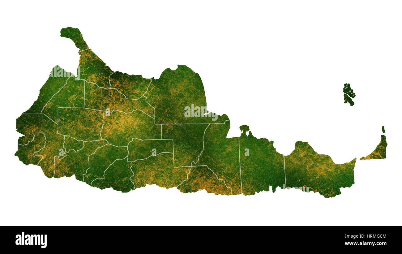 Carte détaillée par pays Argentine Banque D'Images