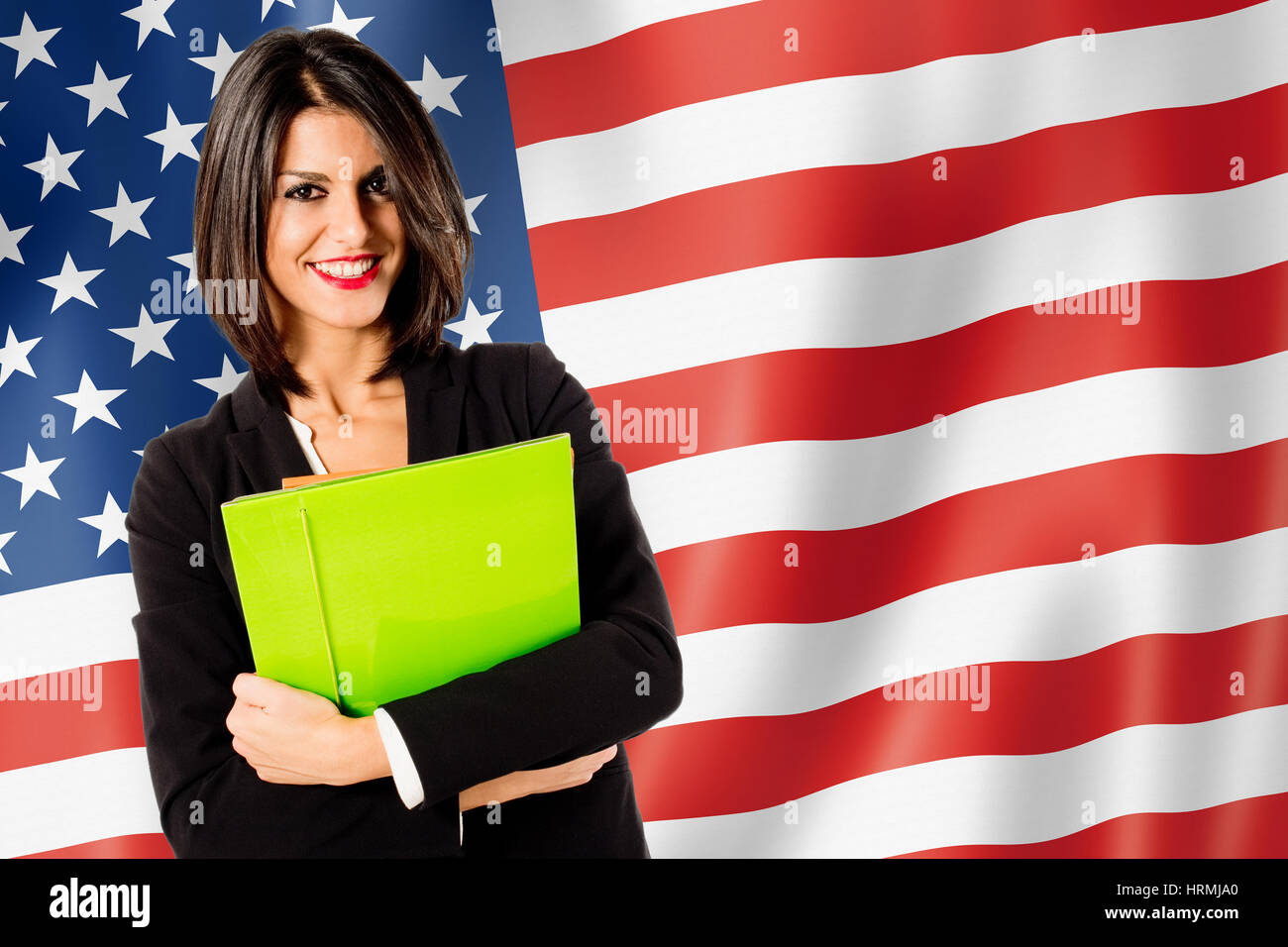 Apprendre la langue anglaise à l'U.S.A. Banque D'Images