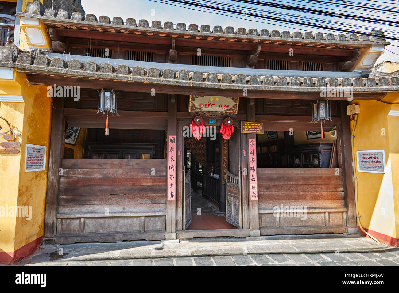 L'ancienne maison d'un duc. L'ancienne ville de Hoi An, Quang Nam Province, Vietnam. Banque D'Images