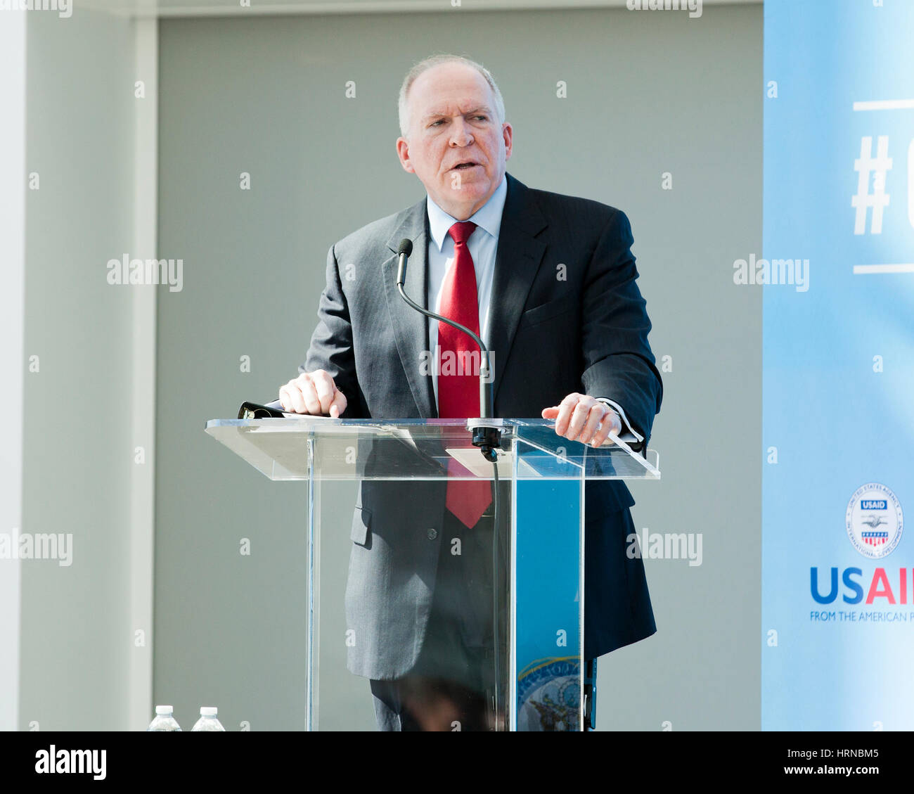 John Brennan, directeur de l'ICA 2013-2017 - Washington, DC USA Banque D'Images