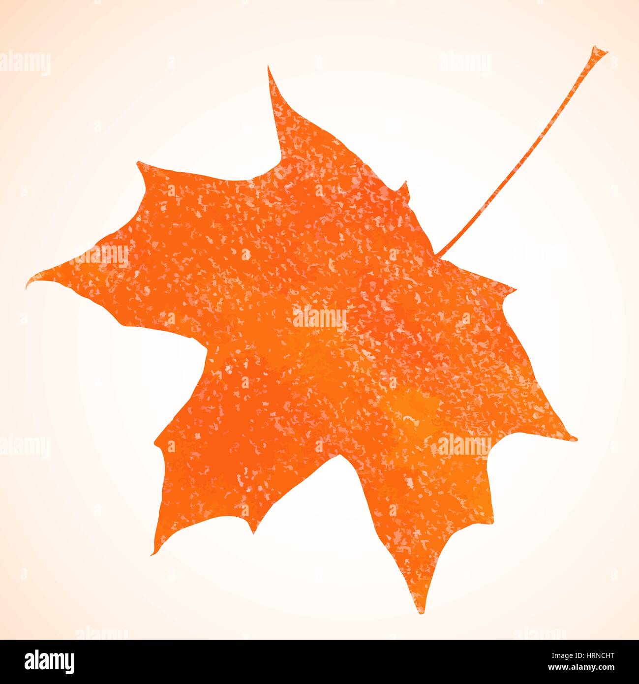 Crayon pastel orange automne vector background maple leaf Illustration de Vecteur