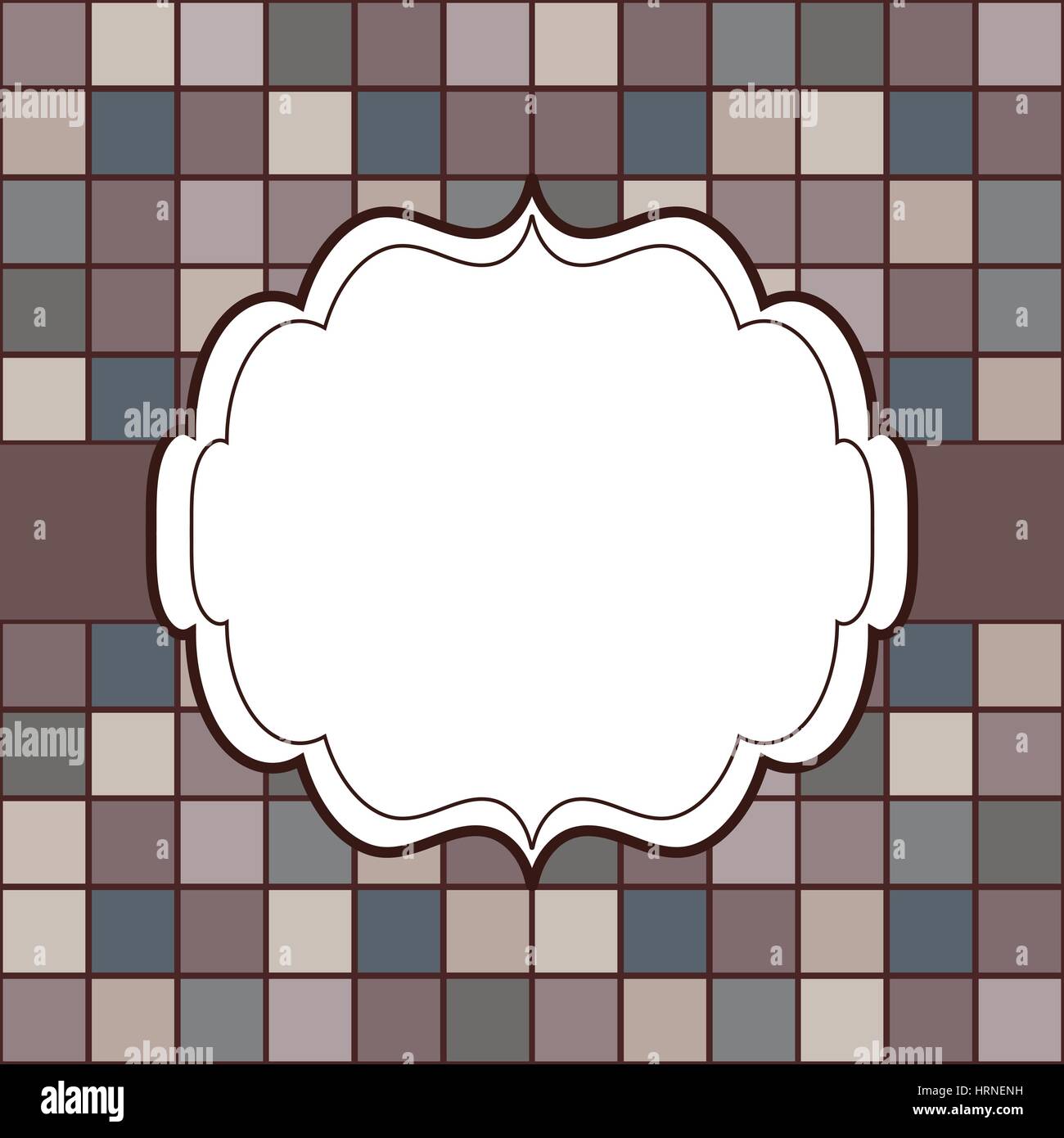 Cadre place pour texte invitation Illustration de Vecteur