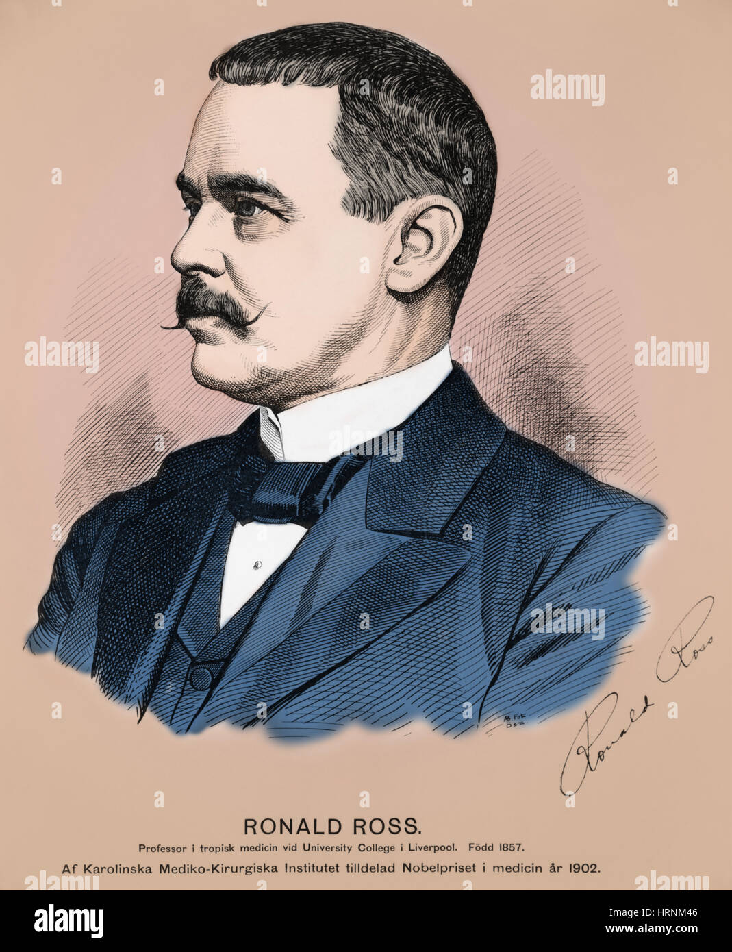 Ronald Ross, médecin britannique Banque D'Images