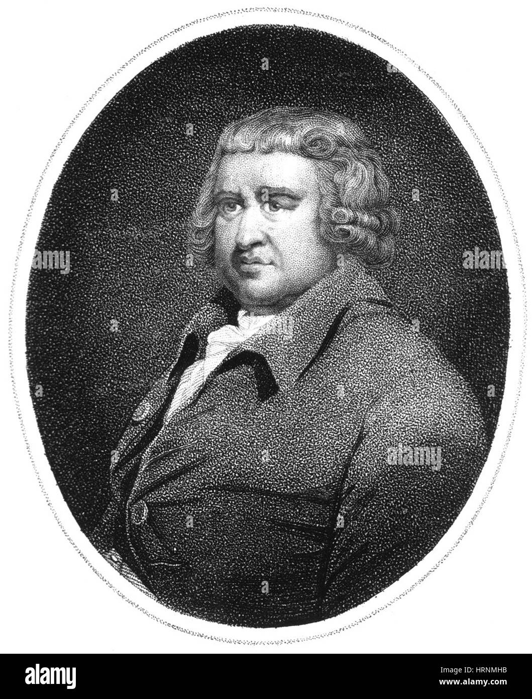 Erasmus Darwin, Anglais Polymathe Banque D'Images