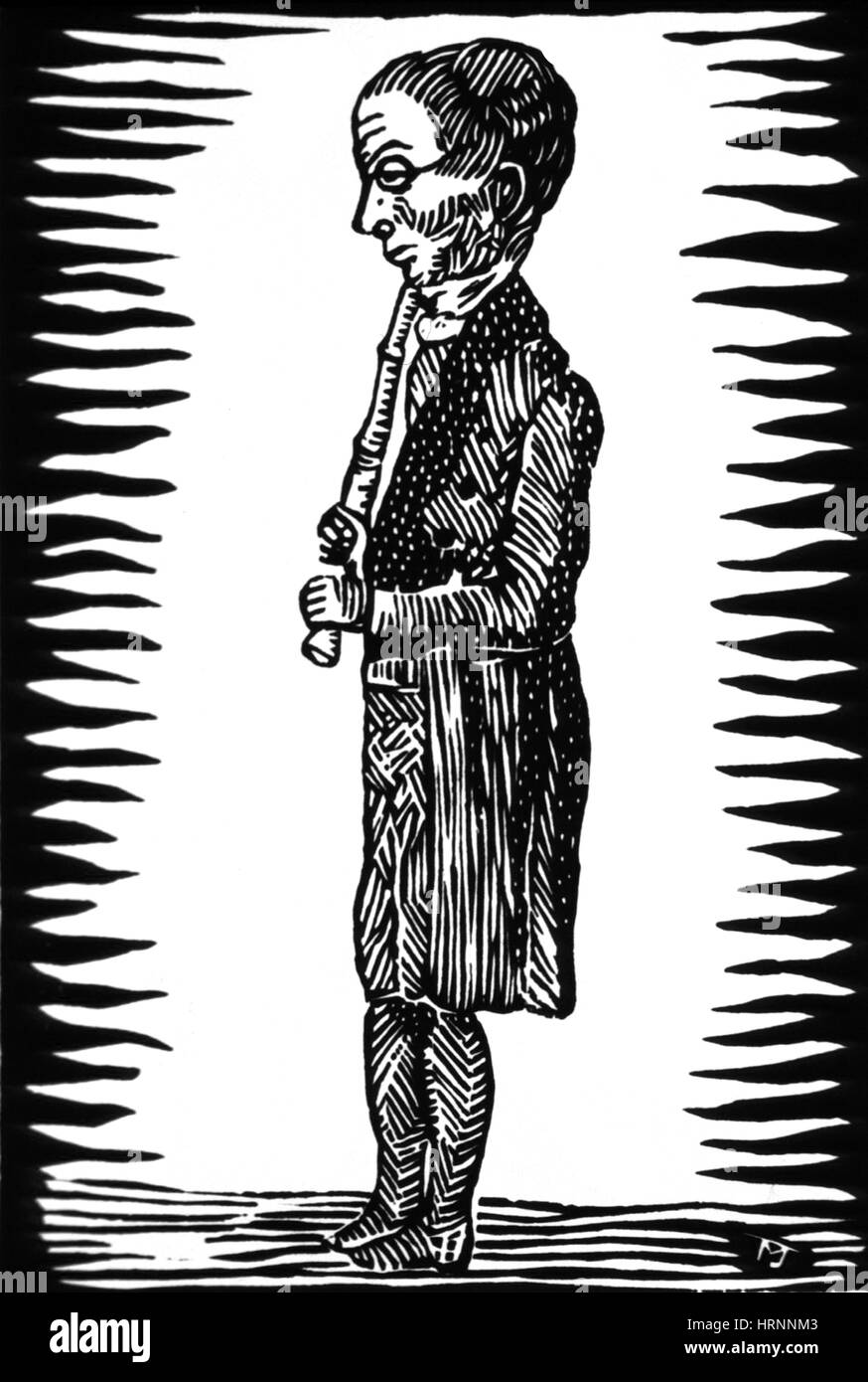 René Laennec, médecin français et inventeur Banque D'Images