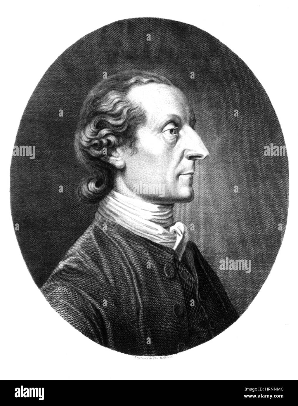 Johann Kaspar Lavater, Swiss Physiognomist et Poète Banque D'Images