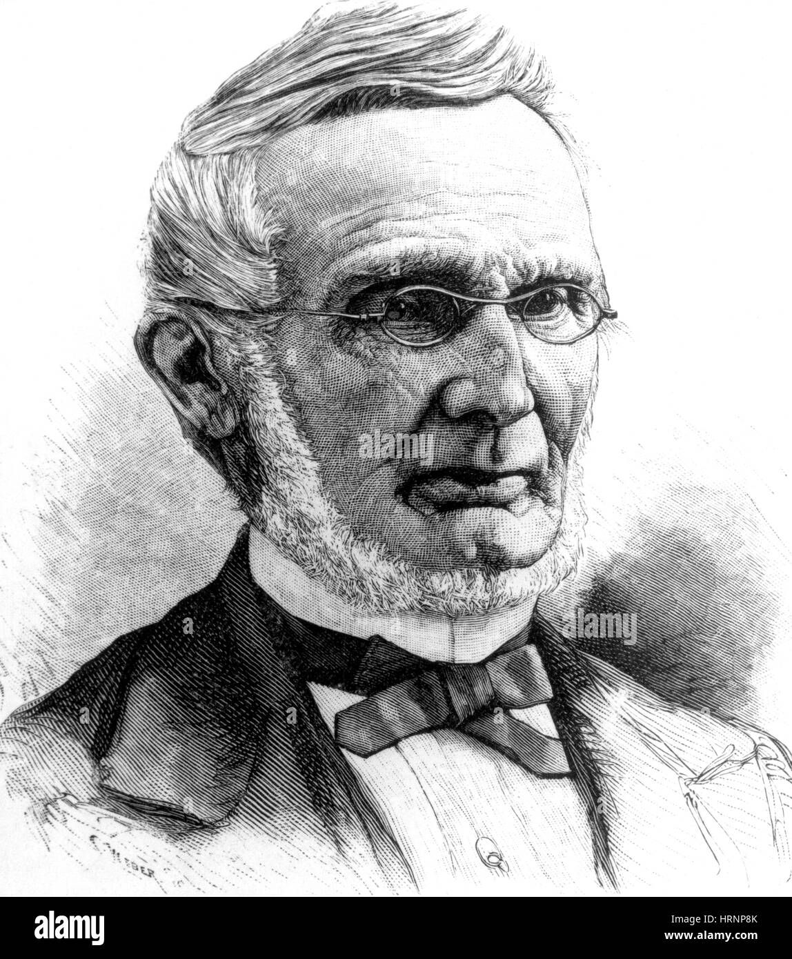 Arnold Henry Guyot, géologue Swiss-American Banque D'Images