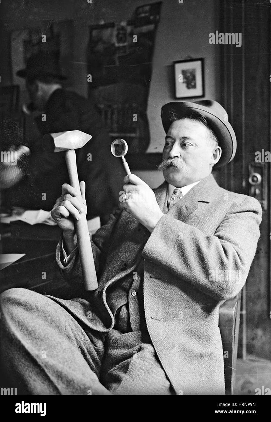 Peter Hoffman, coroner du comté de Cook, 1913 Banque D'Images