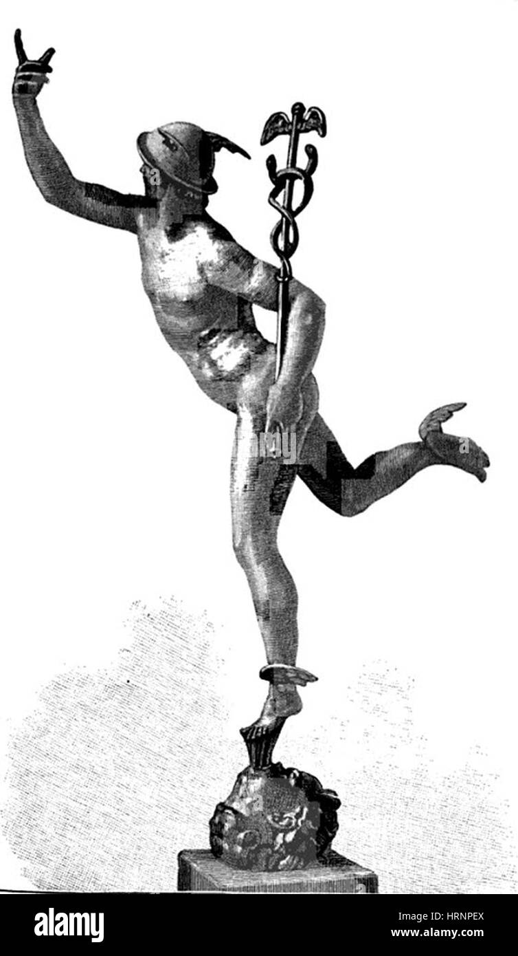 Mercure, dieu romain Banque D'Images