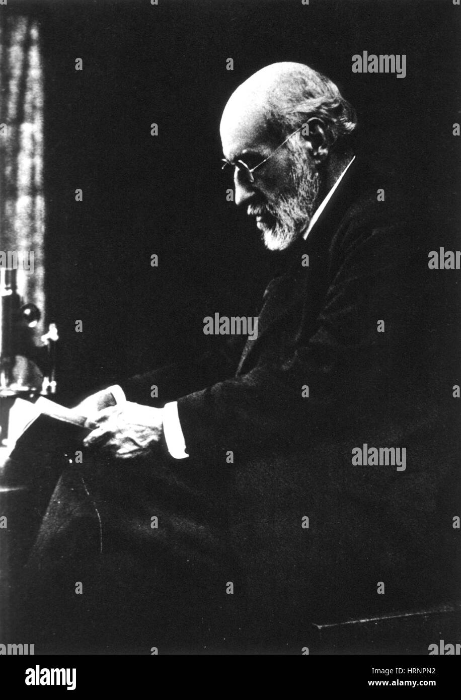 Santiago RamÌ n y Cajal, père de neurosciences modernes Banque D'Images