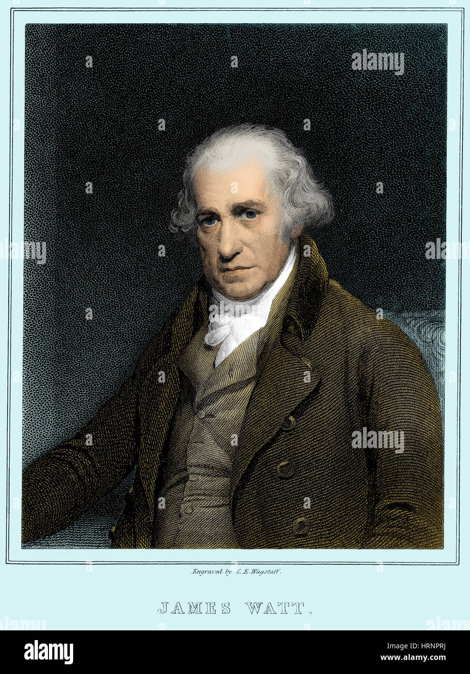 James Watt, l'inventeur et ingénieur écossais Banque D'Images
