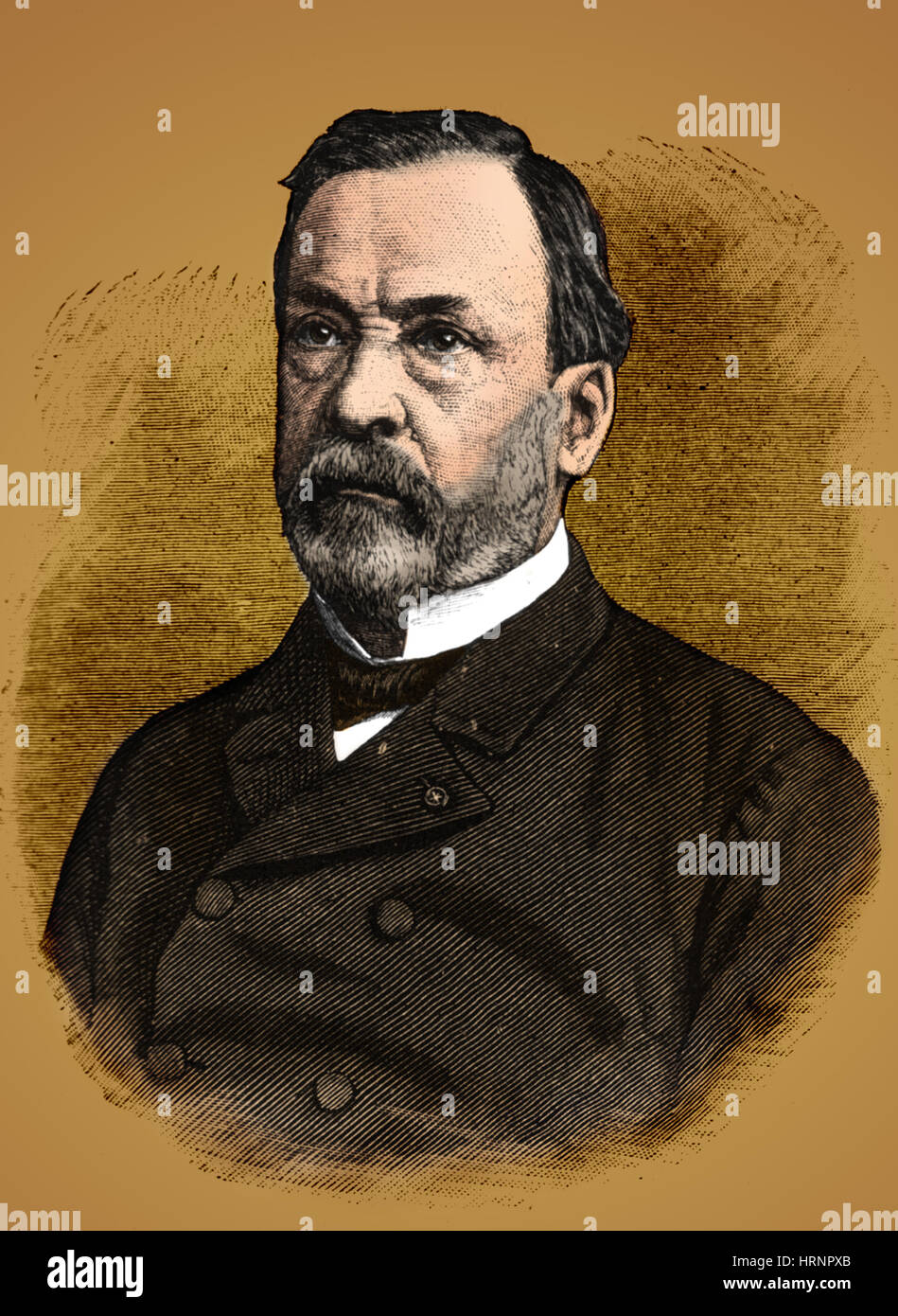 Louis Pasteur, chimiste et bactériologiste Français Banque D'Images