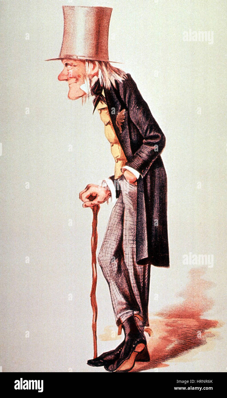 Richard Owen, paléontologue Anglais Banque D'Images