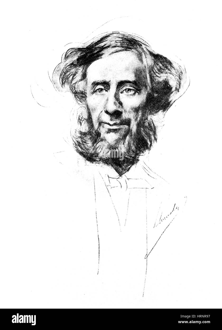 Le physicien irlandais John Tyndall et enseignant en médecine Banque D'Images