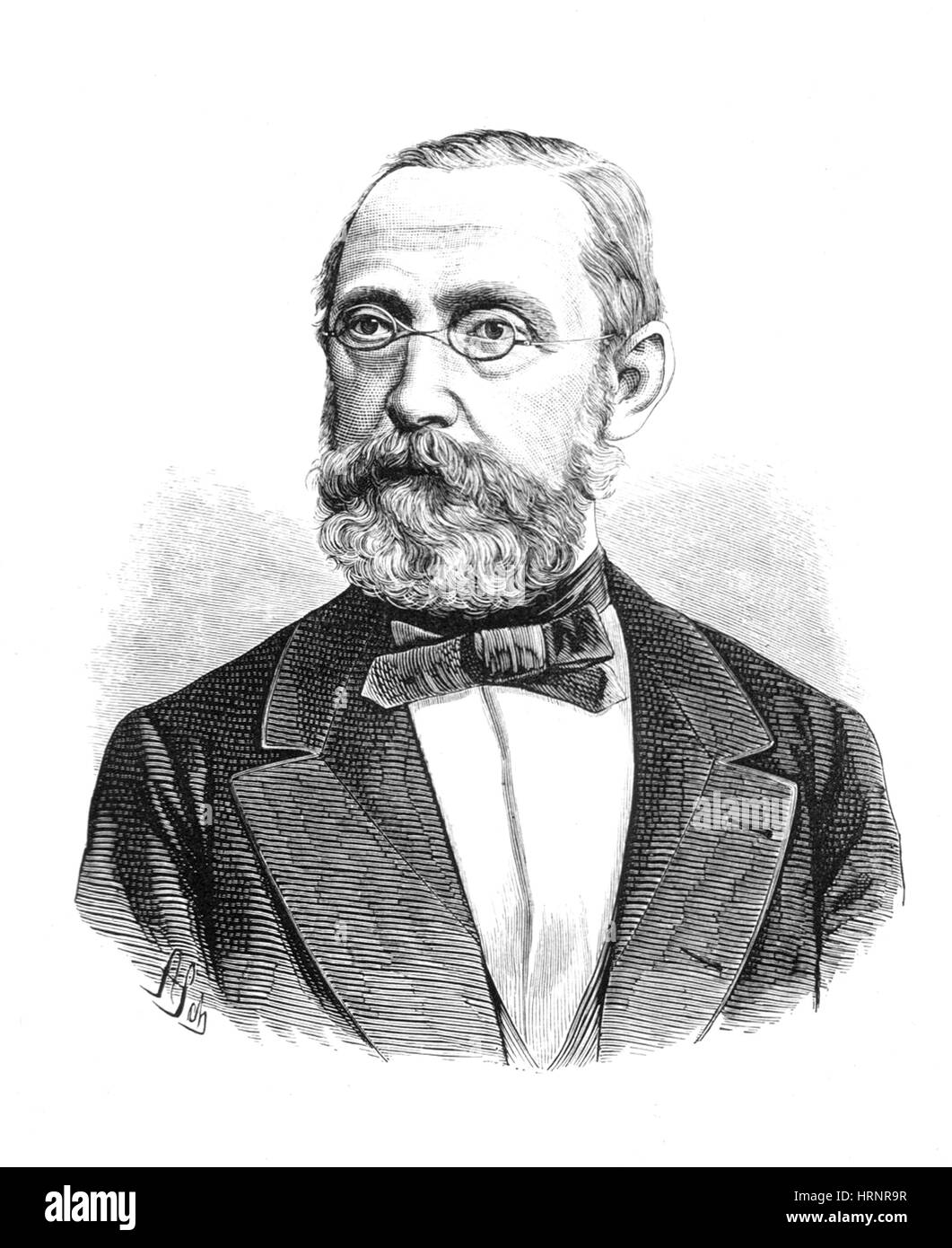 Rudolph Virchow, Polymathe allemand Banque D'Images