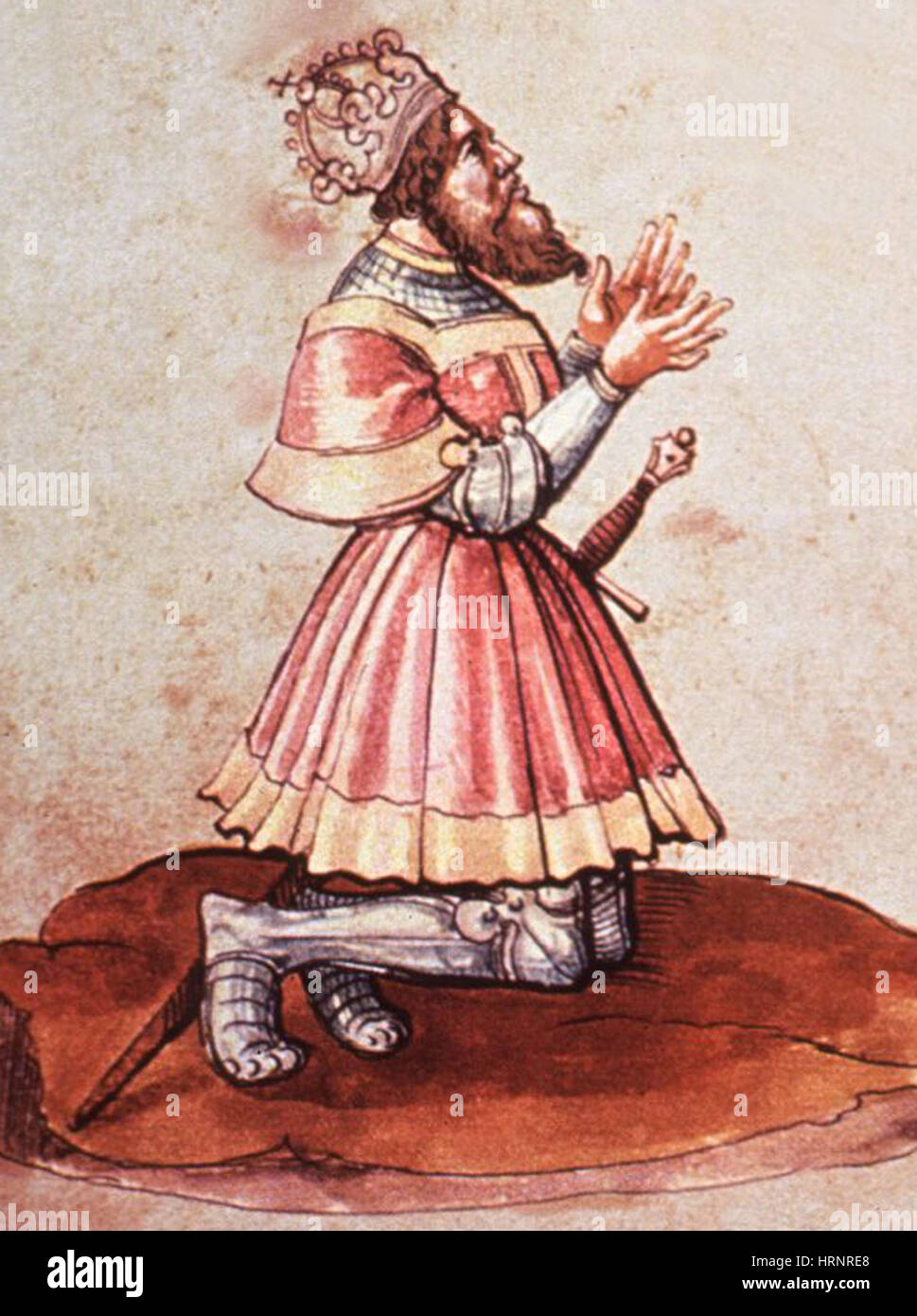 Charlemagne, empereur des Romains Banque D'Images