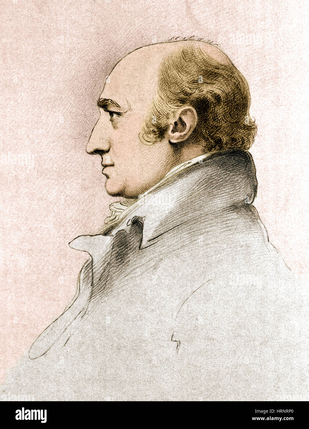 William Hyde Wollaston, chimiste et physicien anglais Banque D'Images