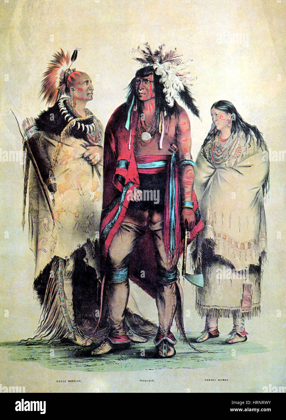 Indiens des États-Unis, 19e siècle Banque D'Images
