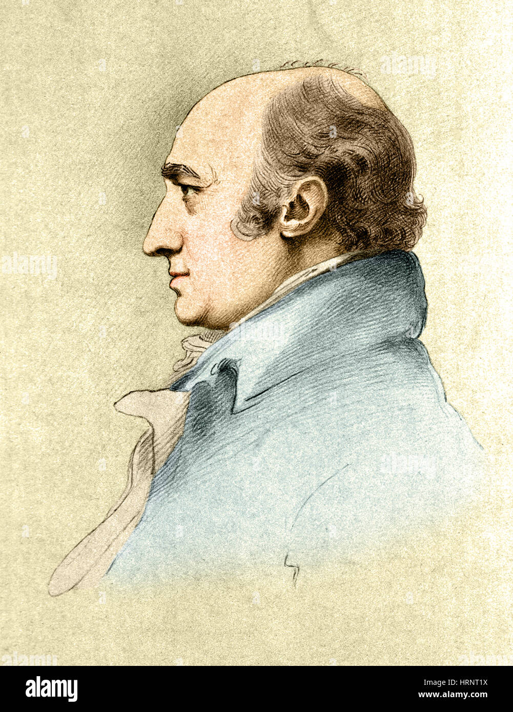 William Hyde Wollaston, chimiste et physicien anglais Banque D'Images