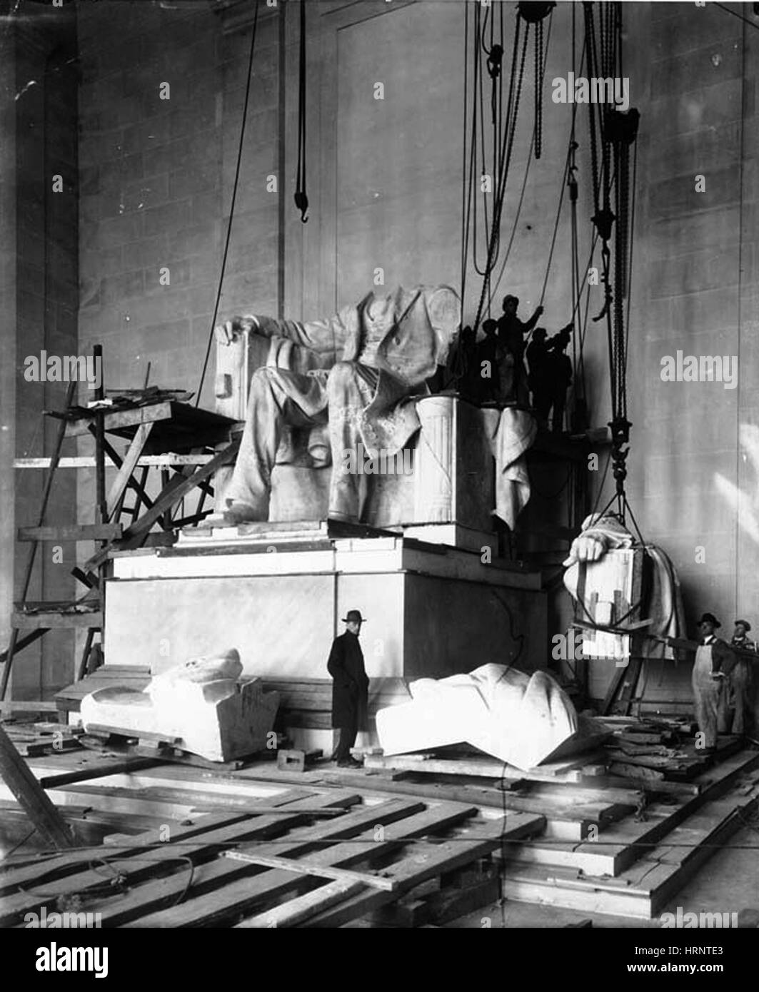 Lincoln Memorial, 1920 Banque D'Images