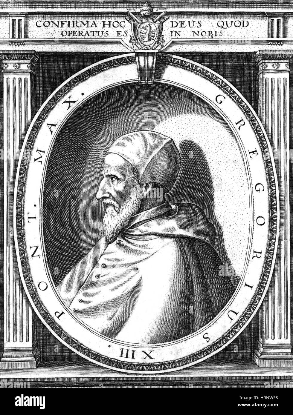 Le pape Grégoire XIII Banque D'Images