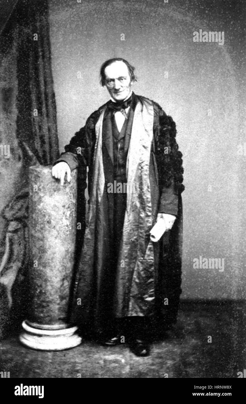 Richard Owen, paléontologue Anglais Banque D'Images