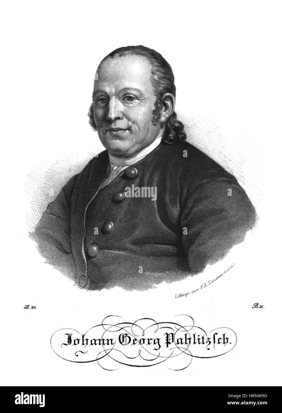Johann Georg Palitzsch, astronome allemand Banque D'Images