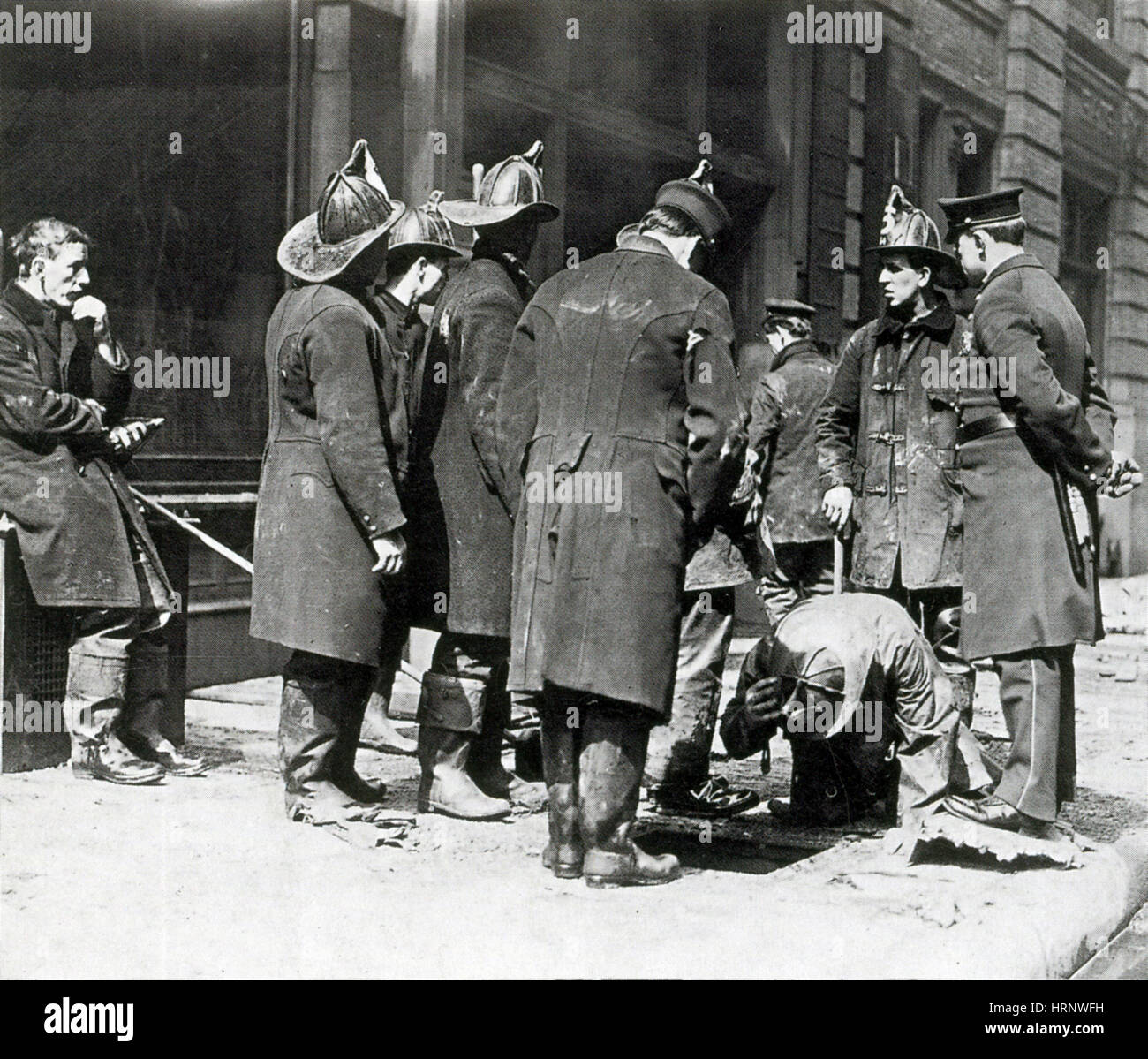 L'usine Triangle Shirtwaist Fire, 1911 Banque D'Images