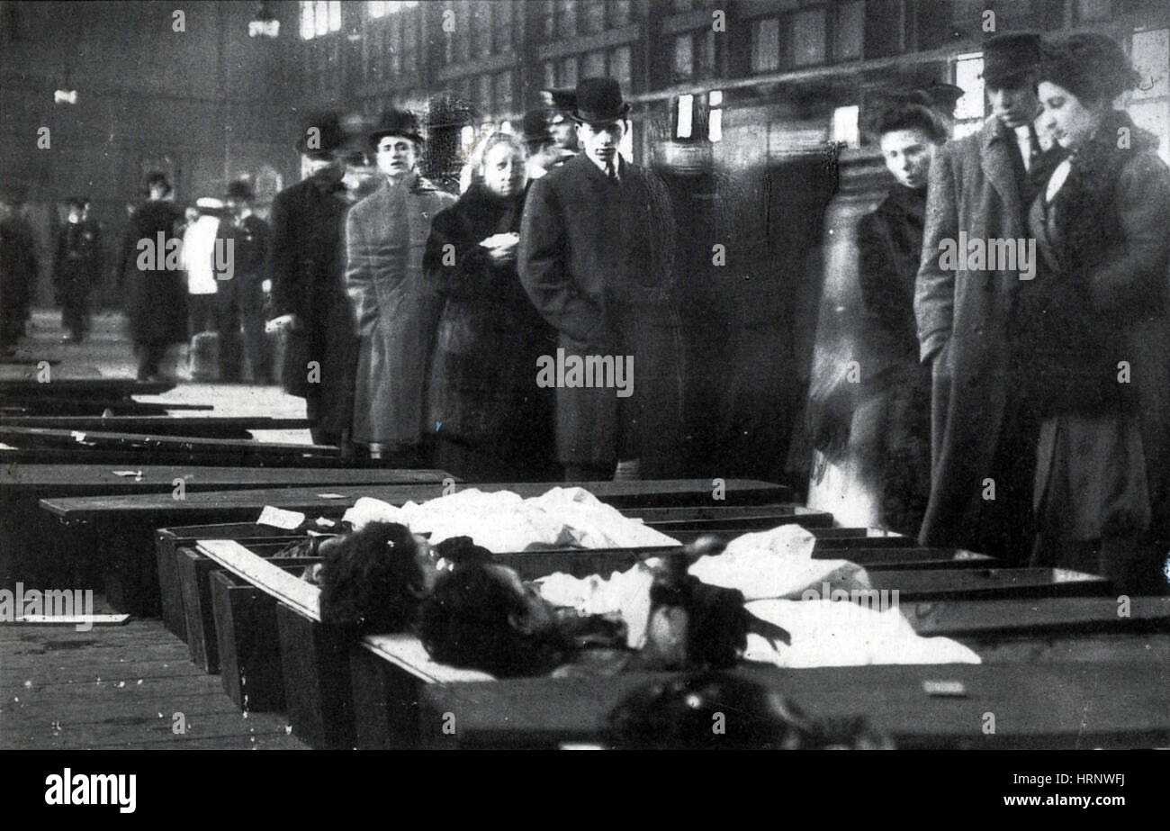 L'usine Triangle Shirtwaist Fire, 1911 Banque D'Images