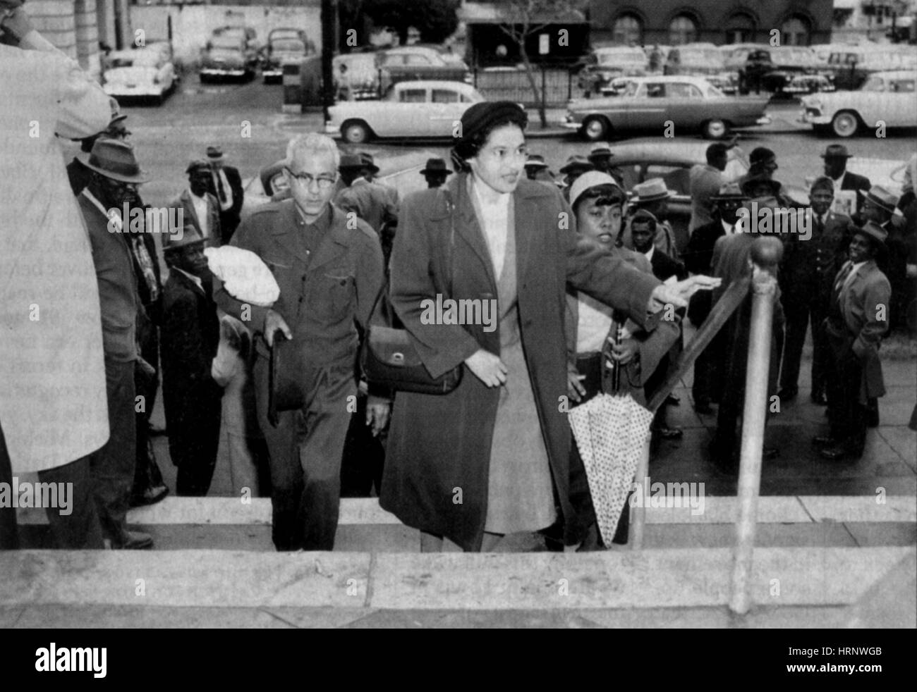 Rosa Parks, défenseur des droits Banque D'Images