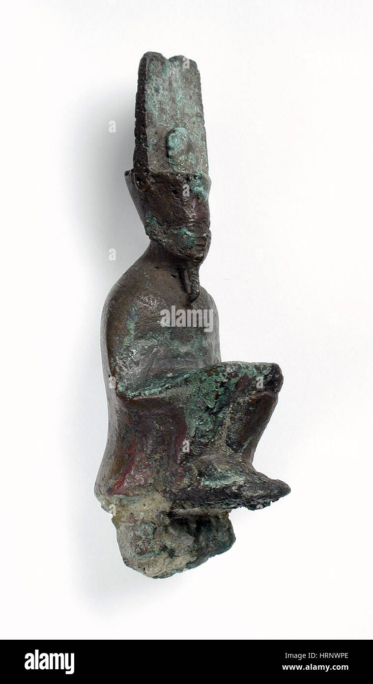 Amon-ra, roi des dieux égyptiens Banque D'Images