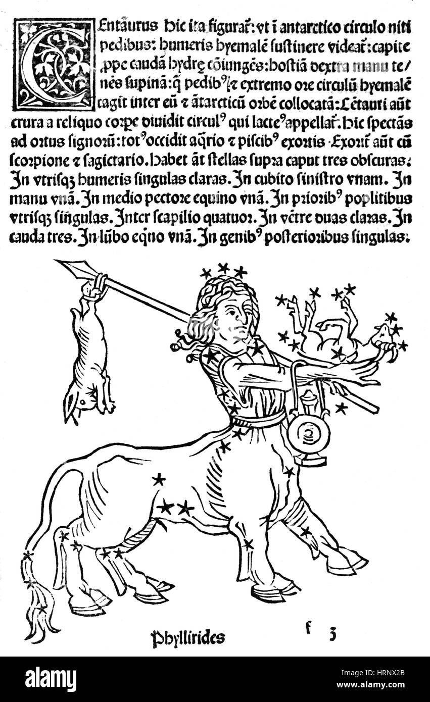 Centaurus Constellation, 1482 Banque D'Images