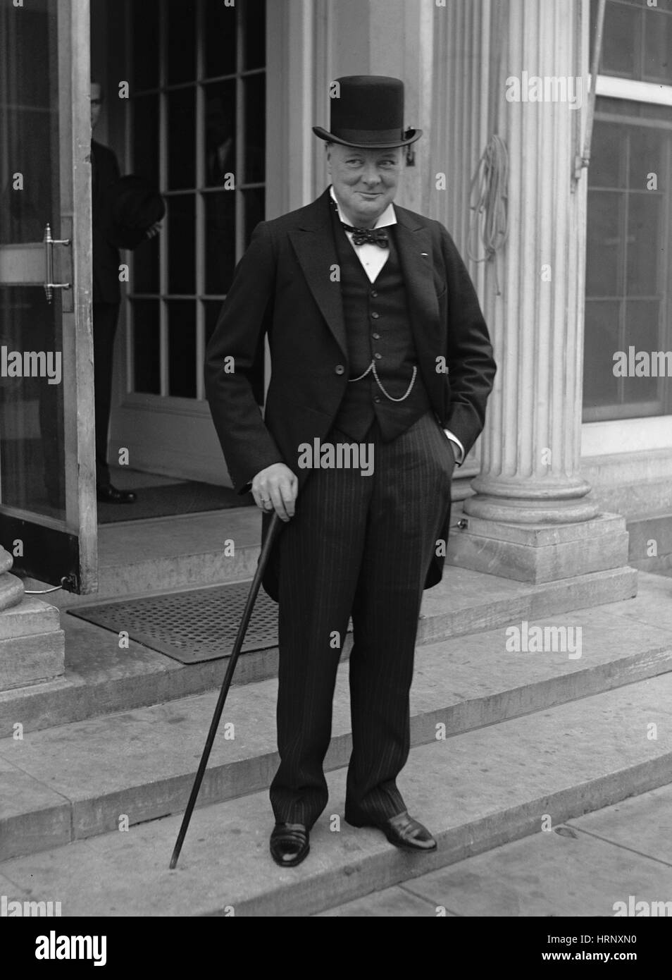 Winston Churchill, homme politique français Banque D'Images