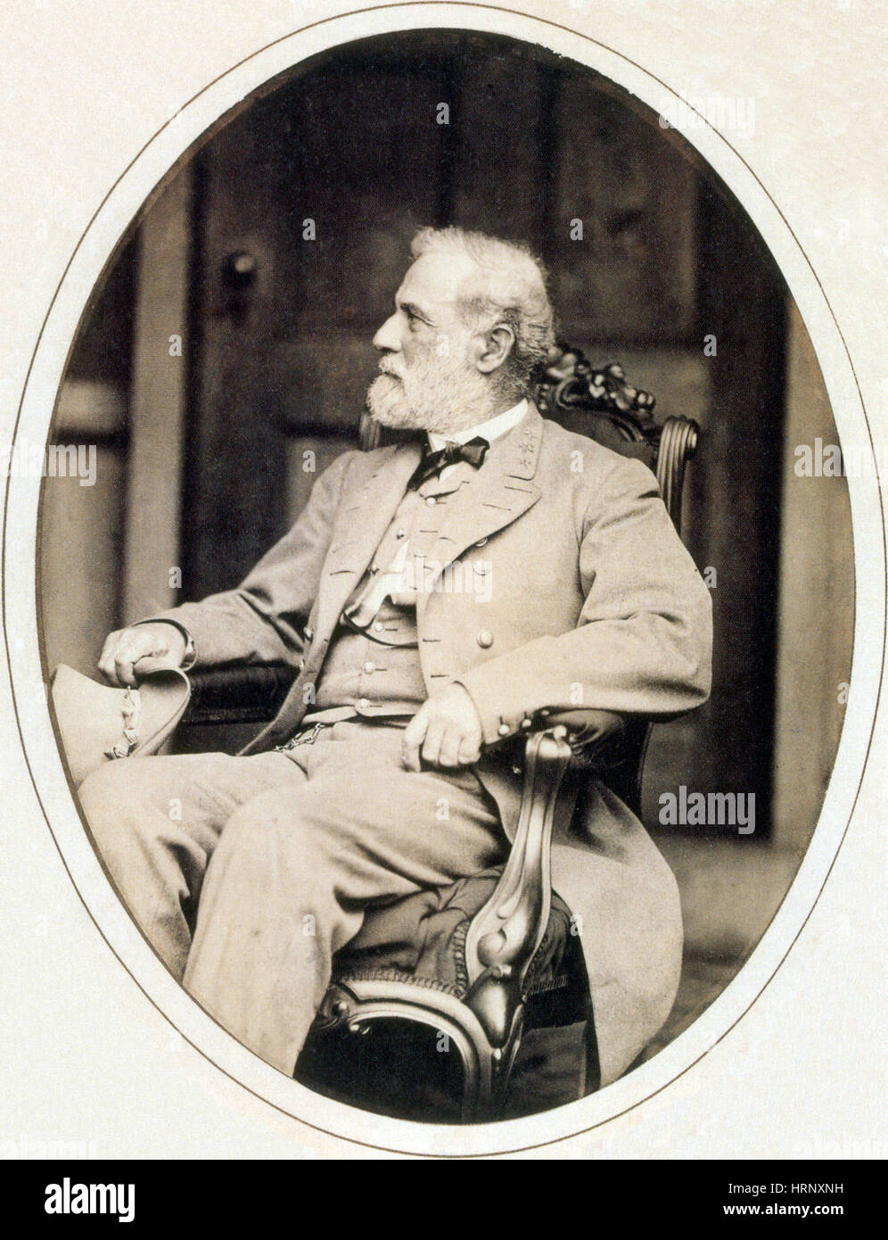 Robert E. Lee, commandant de l'armée confédérée Banque D'Images