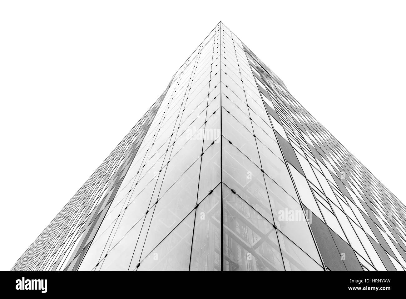 Résumé façade de bâtiment moderne, abstrait architecture Banque D'Images