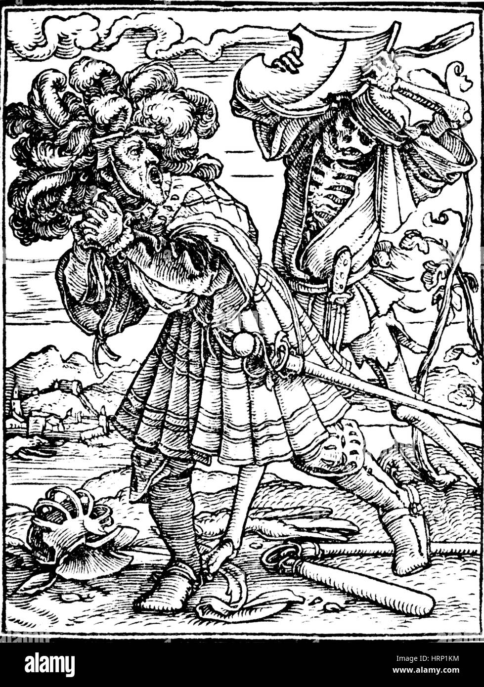 Le comte, Danse Macabre Banque D'Images