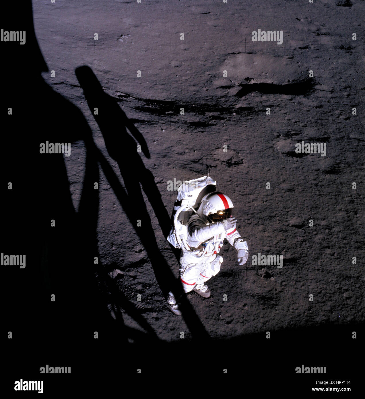 Alan Shepard sur la lune, Apollo 14 Banque D'Images