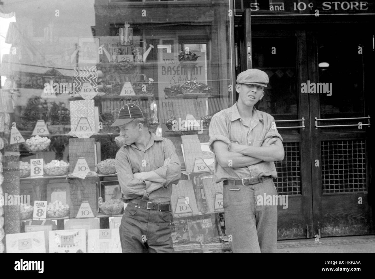 Magasin de bonbons, 1938 Banque D'Images