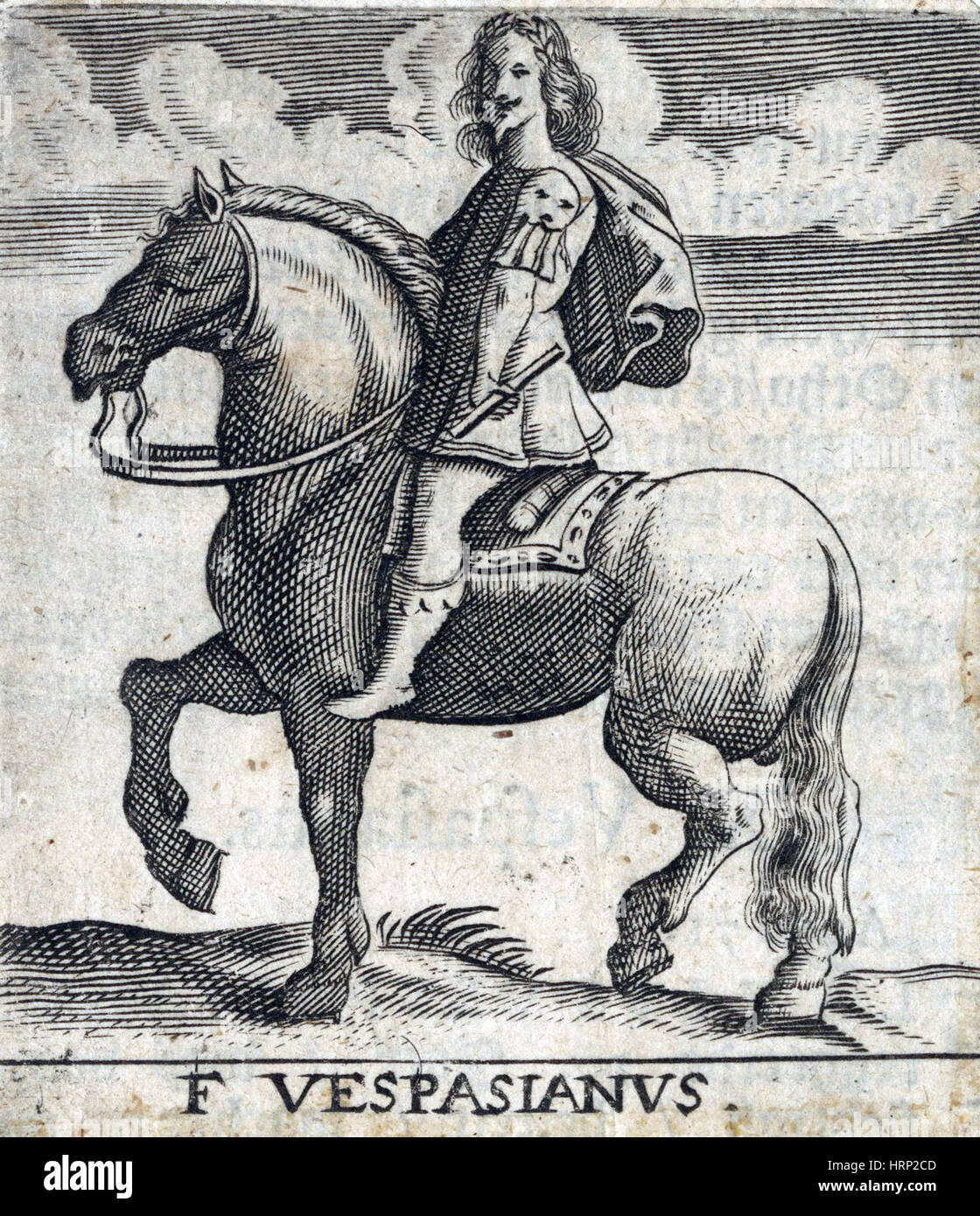 Vespasien, 9e empereur de Rome Banque D'Images