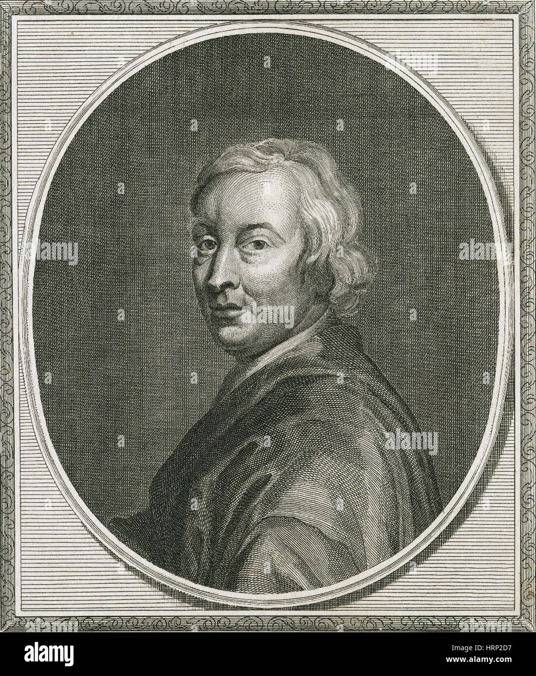 John Dryden, poète et dramaturge français Banque D'Images